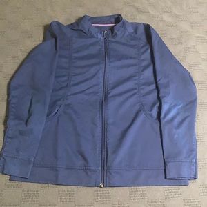 Navy scrub jacket